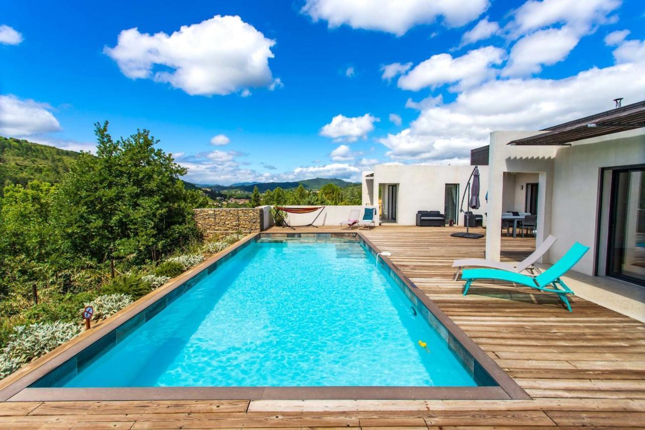 Villa Blanche, Contemporary, Cathars, Couiza, Carcassonne Exteriör bild