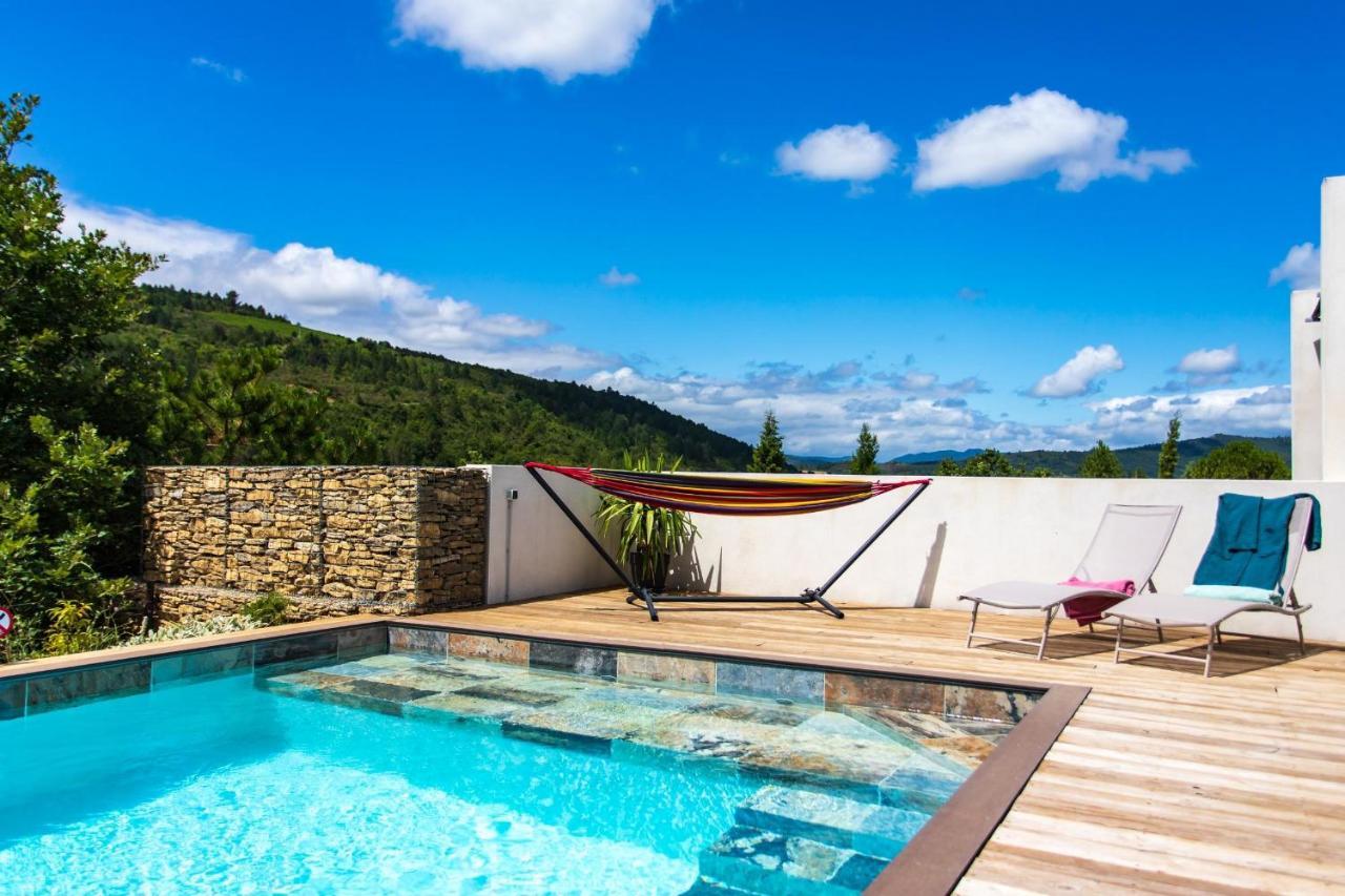 Villa Blanche, Contemporary, Cathars, Couiza, Carcassonne Exteriör bild